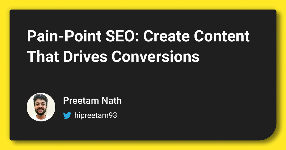 Pain-Point SEO: Create Content That Drives Conversions image