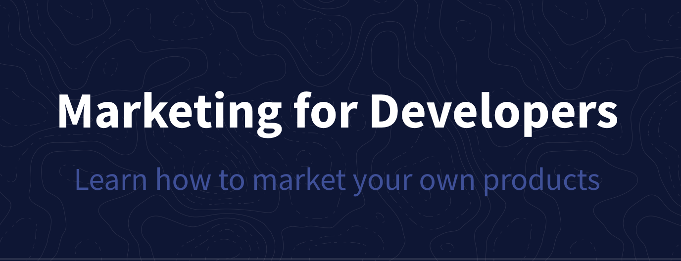 Marketing for Developers image