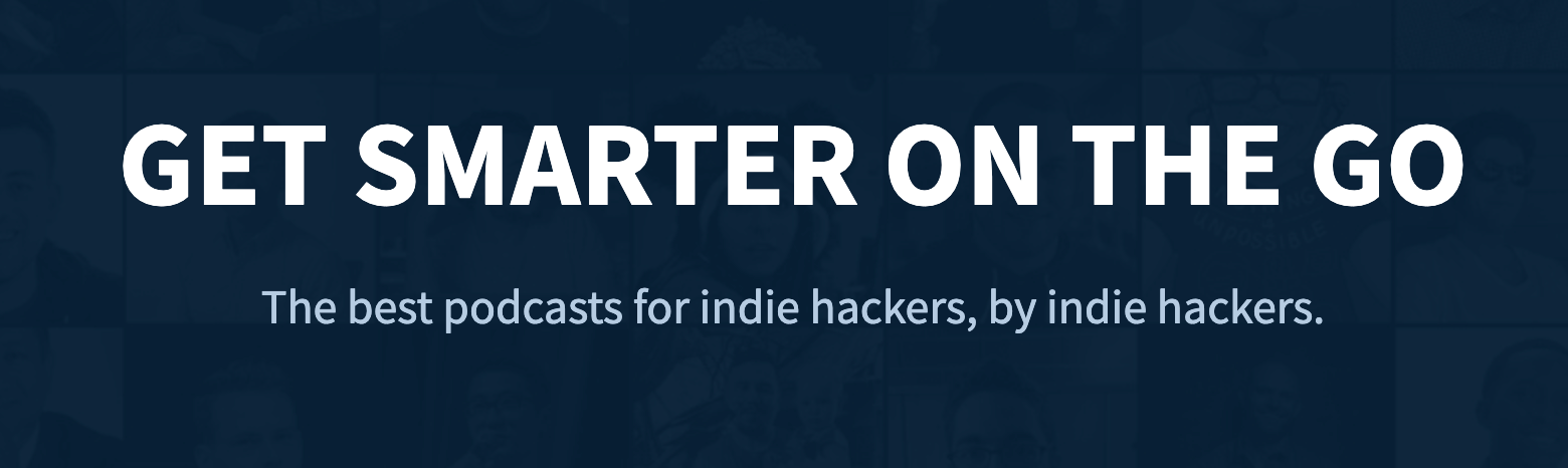 Indie hacker podcast image